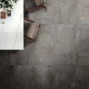 24x48 Cinder Grey Cement Look Matte PorcelainTile