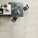 24x48 Ivory Cement Look Matte PorcelainTile