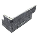6x18 18F Slate Split Face Ledgestone Corner