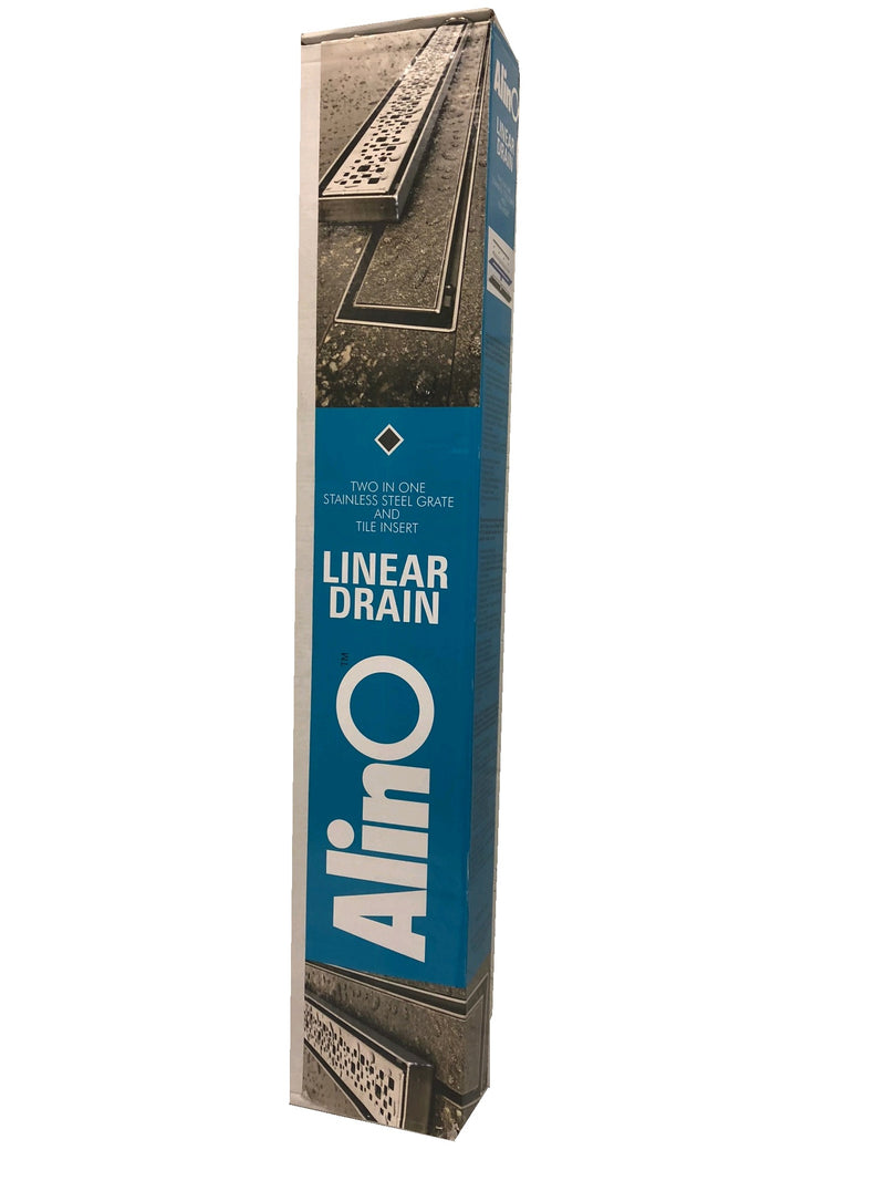 Linear Shower Drain 30" Bright Clear Final Sale
