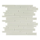 Random Strip Sollenn Beige Glass Mosaic