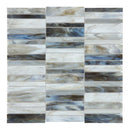 Random Stacked Rivera Alabastro Glass Mosaic