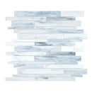 Random Strip Rivera Carrara Glass Mosaic