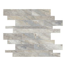Random Strip Denali Light Beige HD Matte Glazed Porcelain Mosaic