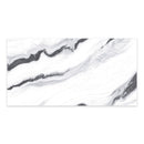 35x71 Panda White Polished Porcelain Tile