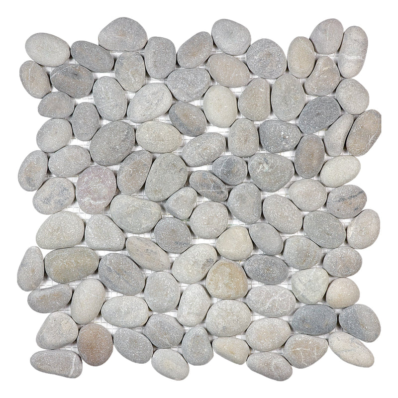 Natural Pebble Spa Vitality Grey Stone Natural Mosaic