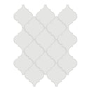 Architek Classic Grey Beveled Arabesque Glossy Glazed Porcelain Mosaic