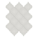 Architek Light Grey Beveled Arabesque Glossy Glazed Porcelain Mosaic