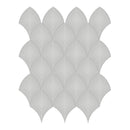 Architek Dark Grey Scallop Glossy Glazed Porcelain Mosaic