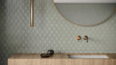 Architek Verde Scallop Glossy Glazed Porcelain Mosaic