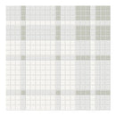 Architek Morning Grey Plaid Matte Glazed Porcelain Mosaic
