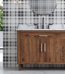 Architek Dark Grey Plaid Matte Glazed Porcelain Mosaic