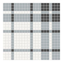 Architek Grey Plaid Matte Glazed Porcelain Mosaic