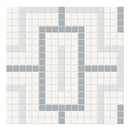 Architek Afternoon Grey Chain Matte Glazed Porcelain Mosaic