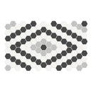 Architek Dark Grey Diamond Matte Glazed Porcelain Mosaic