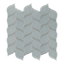 Petal Sollenn Grey Glass Mosaic