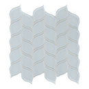 Petal Sollenn Off White Glass Mosaic