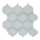 Arabesque Sollenn Off White Glass Mosaic