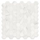 1.25x1.25 Hexagon Chateau Volakas Porcelain Polished Mosaic