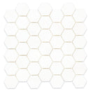 2x2 Hexagon Dolomite Select Honed 1st Grade Mosaic Final Sale