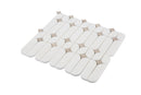 Artistic Capsule White Marble w/ Wooden White Star Polished Mosaic Final Sale